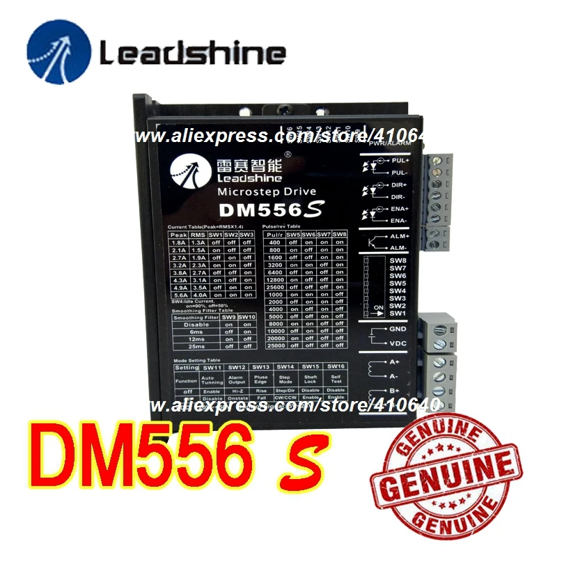 Motor de Passo Leadshine Genuíno Dm556s Atualizado de Leadshine Dm556s com Função Anti-interferência Melhor