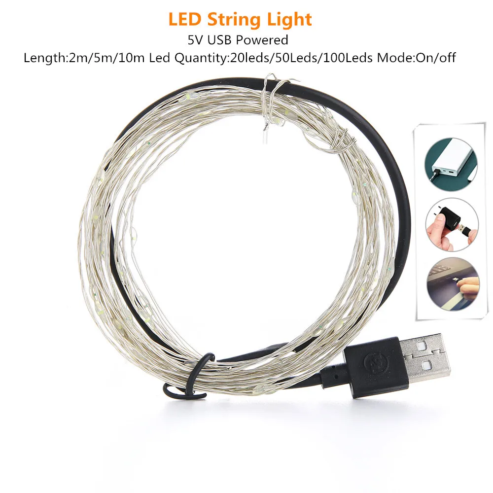 LED String lights Holiday lighting For Fairy Christmas Garland Wedding Party Decoration1_