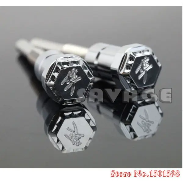 

Motorcycle Accessories Chrome SEAT THUMB SCREWS BOLTS For GSX1300R HAYABUSA 2008-2014
