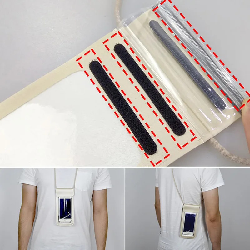 Floating Waterproof Phone Case Mobile bag Universal Underwater TPU Cellphone Dry Bag 5/6-inch Pouch for iPhone X/8 Plus/8/7/6