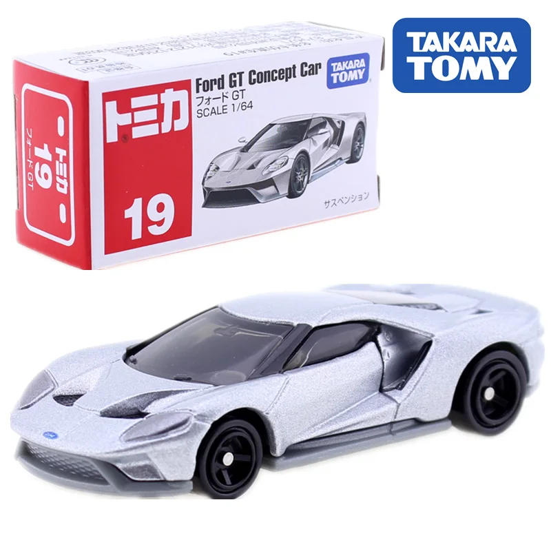 

Tomica Ford Gt Silver Sports Car Collectable Takara Tomy Metal Cast Vehicle Model Toys for Children