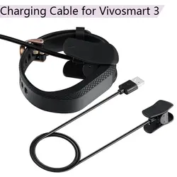USB зарядное устройство для Vivosmart 3 Зарядный Дата кабель синхронизируемая Подставка Клип зарядная док станция Garmin Vivosmart3 фитнес часы интимные