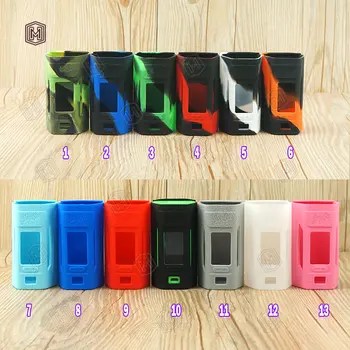 

20pcs silicone case for WISMEC Reuleaux 200w RX2 20700 Box Vape Wrap skin sleeve cover protector speedy of delivery free DHL