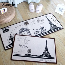 Zeegle лен коврик для ванной противоскользящим Кухня ковер домой вход/прихожей коврик шкаф/балкон коврик поглощают ковры