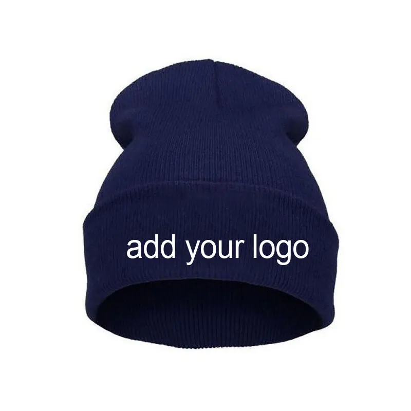 

factory wholesale!free shipping cost!custom hat with logo beanies custom product with own logo embroidery logo hat