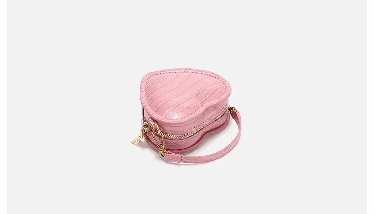 Милая женская модная повседневная мини-сумка через плечо, сумка-мессенджер в форме сердца, женская сумка \ Сумочка, маленькая сумка через плечо~ 19B19