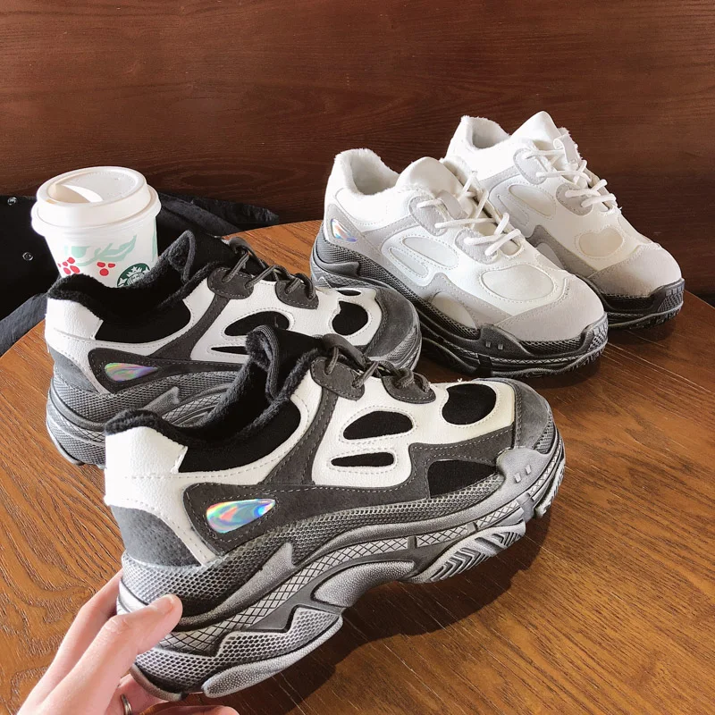 

Spring Summer Women Sneakers Casual Walking Shoes Running Shoes Platform Wedges Chunky Sneakers Leisure Trainers Flats