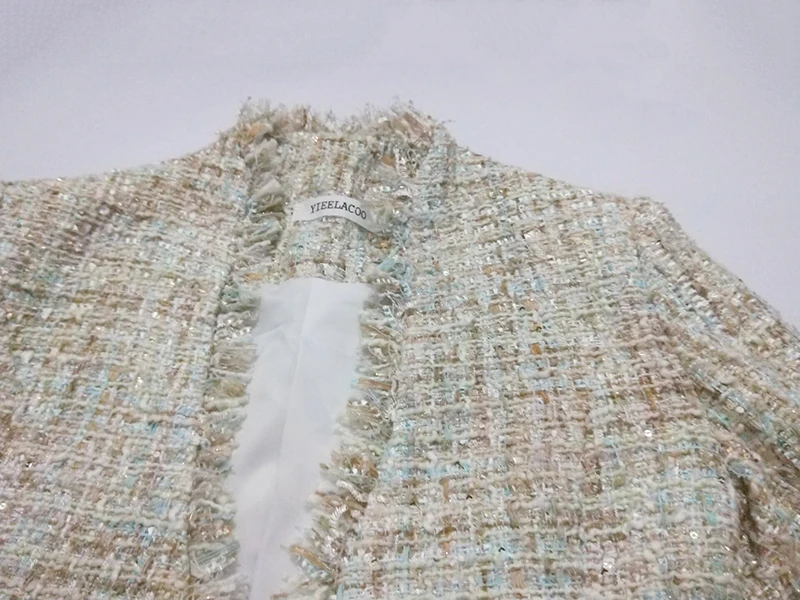 Women's skirt suit Professional tweed jacket + skirt 2020 spring / autumn / winter women's jacket ladies 2 piece skirt suit