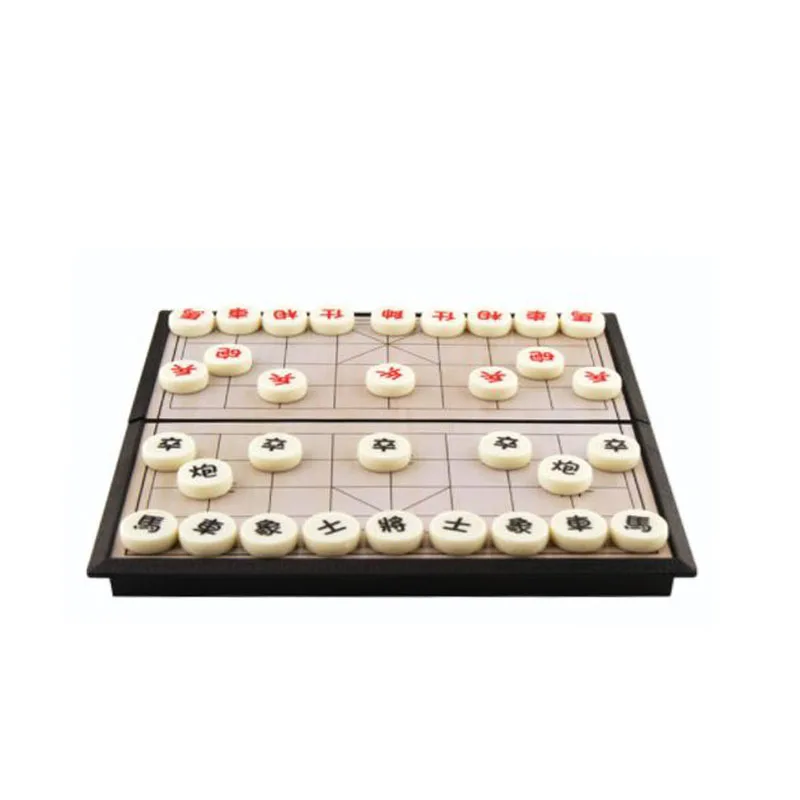 New chinese chess set magnetic foldable Board game 19.5*19.5*3cm Xiangqi Boxed Chess chessman J080 | Спорт и развлечения