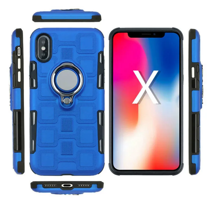 Чехол для мобильного телефона Apple XS full wrestle-proof iphonex с двойным кронштейном 8 plus 7 p |