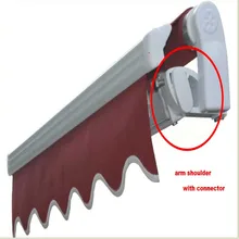 Тент из алюминиевого сплава плечо с разъемом 1 пара