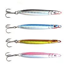 40 г металлическая ложка рыболовные крючки для морской рыбалки свинцовые рыболовные приманки с крюком рыболовная Железная 3 крючка горячая распродажа