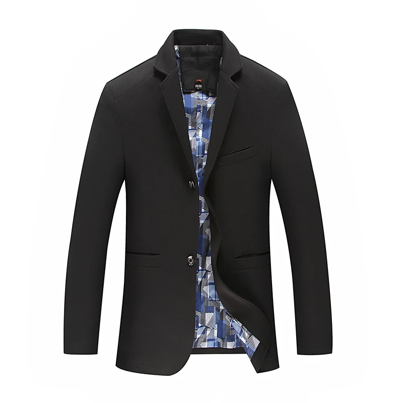 Mens Costume Blazer 8xl Solide De Coton bleu Vestes Hommes Mode Couleur Manteaux Classique Veste Noir Décontractée 7xl PP1wxtR