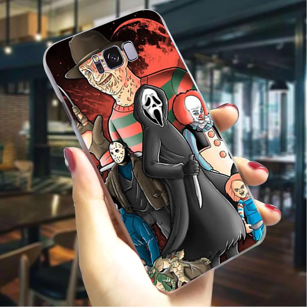 

Plastic Phone Case for Galaxy A8 2018 Horror Collection Cover for Samsung A50 Cases A70 A3 A6 Plus A5 A7 A9 A10 A20 A30 A40