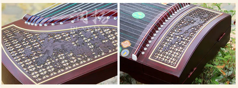 Китайский guzheng скрипка профессиональные музыкальные инструменты Zither копания инкрустация начинающих исследование 13 видов узора