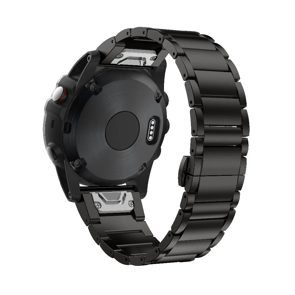 Стиль ремешок для Garmin Fenix 5X/3/3HR группа Титан Ремешок для часов из сплава 26 мм ширина с Quick Fit функция для Garmin Fenix 5X