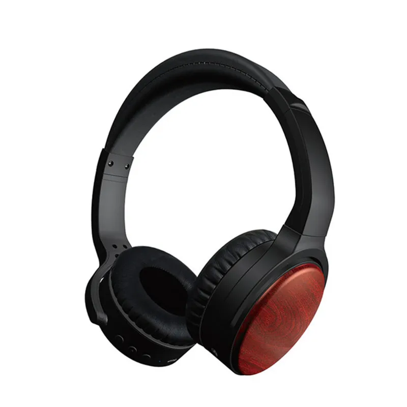

K1 Wood Headphones FOR Computer Phone PS 4 XBOB ONE Bluetooth Headset ANC Active Noise Reduction Business Headset V1 HIFI headse