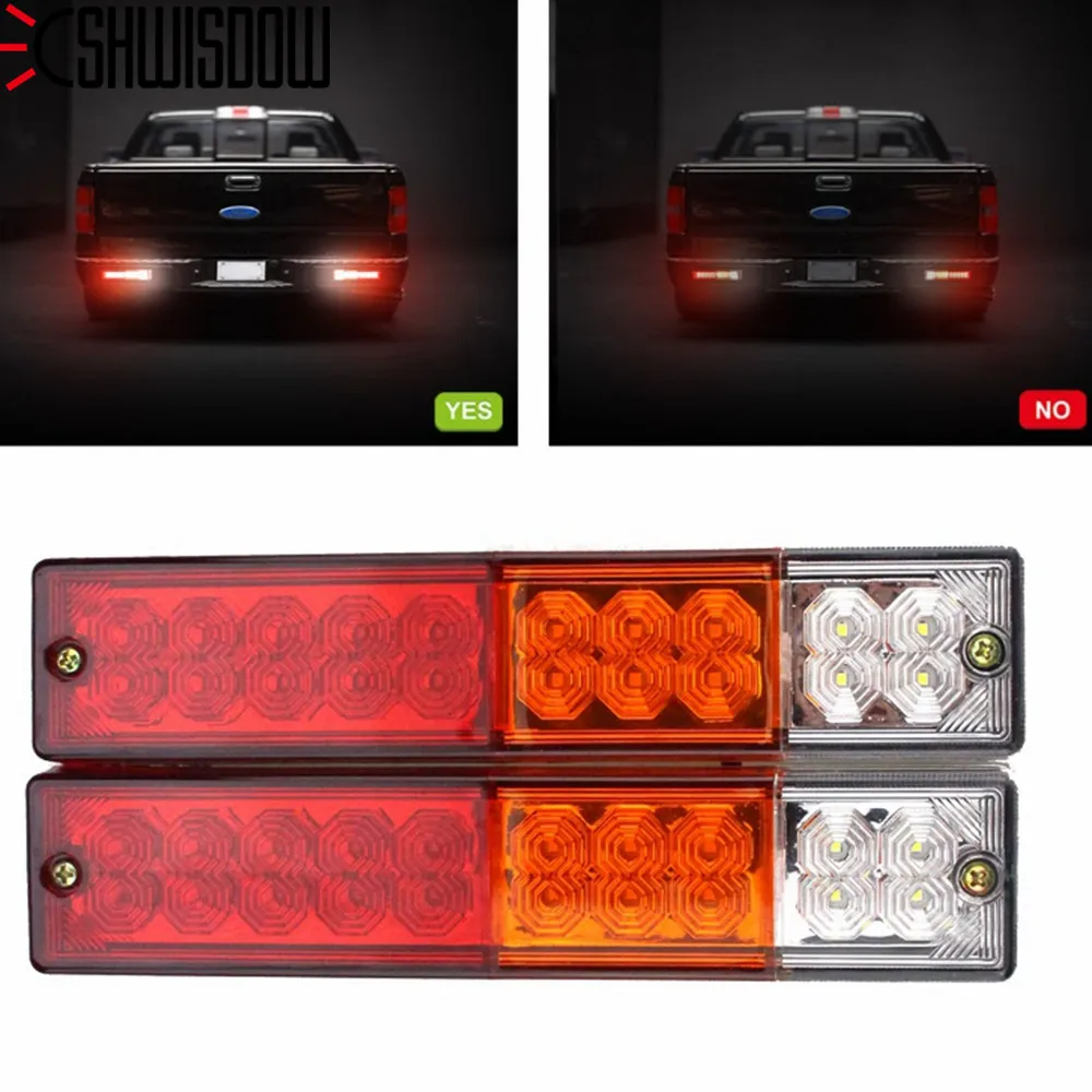 2 шт. 20LED авто Стоп задний тормоз заднего хода светильник поворота Индикатор 12V 24V