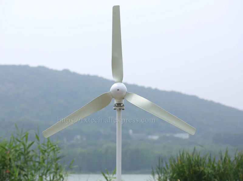 600 Вт горизонтальная ось ветряная турбина 3 Лопасти 24 В/48 В ветряной генератор Макс 620 Вт CE сертифицированный 3 года гарантии