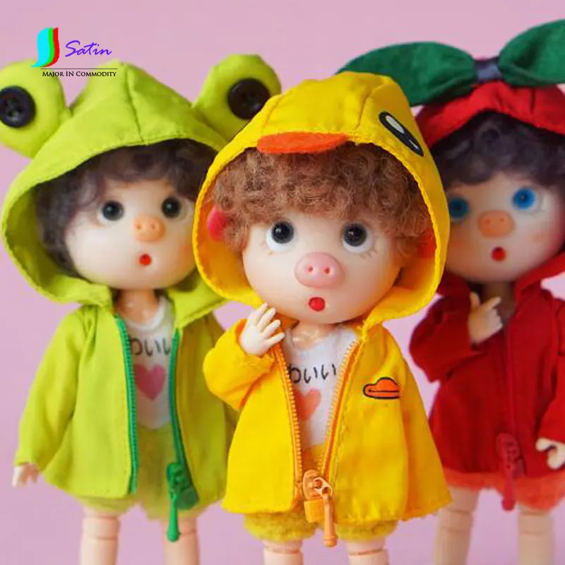 Ob11 одежда для малышей 12 точек Bjd Кукла красивый узел комбинезон с изображением