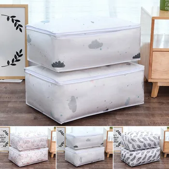 

Foldable Storage Bag Clothes Blanket Quilt Closet Sweater Organizer Box Pouch for storing quilts pillow blanket clothes #25
