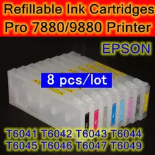 Многоразовые картриджи для принтера EP pro 7880 pro 9880 T6041-T6049 с чипом ARC(пустой