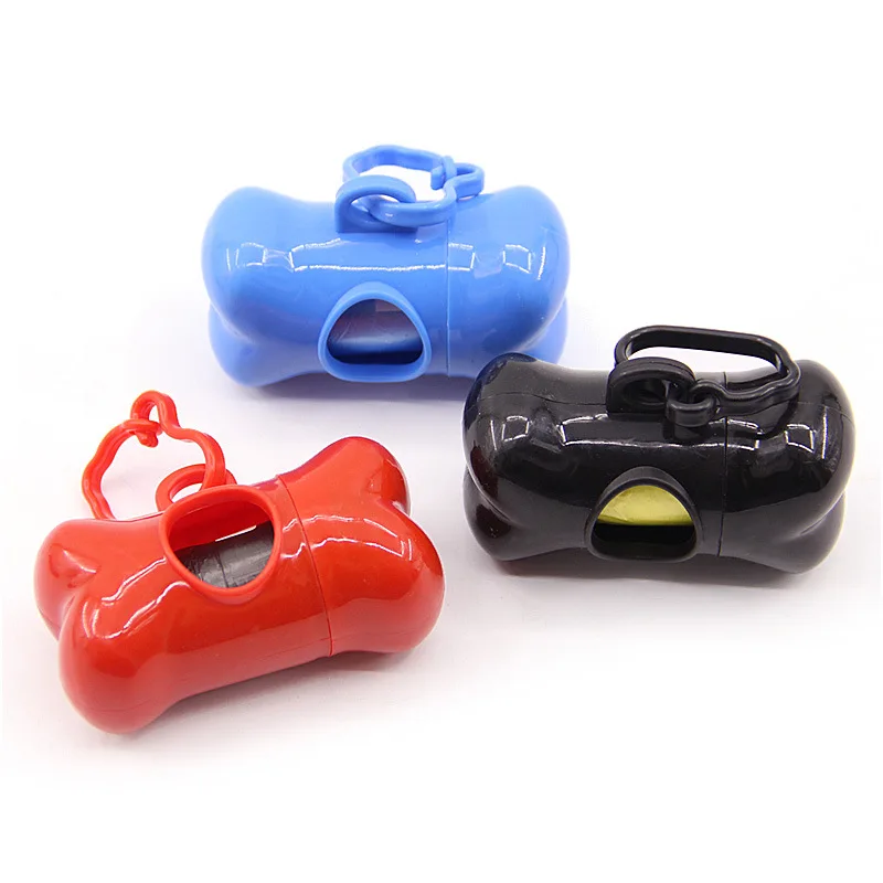 

New 1/Pcs Practical Pet Dog Poop Bag Dispenser Waste Garbage Holder Dispensers + Poop Bags Set Pets Dogs Trash Cleaning Supplies