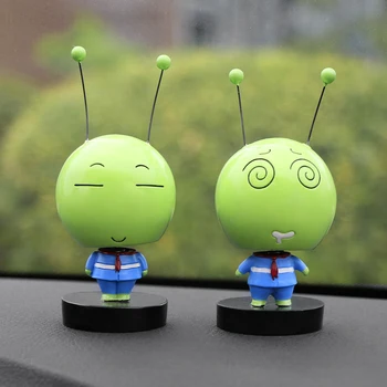 

Car Ornament Creative Head Shaking Insects Doll Cute Cartoon Auto Interior Decorative Antenna Insects Ornaments Accessories Gift