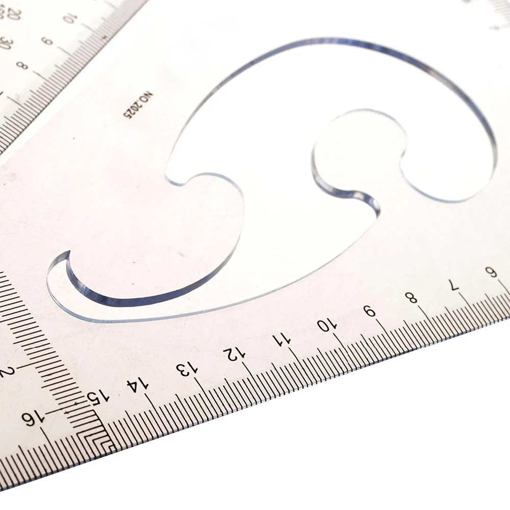 Triangle Ruler XRHYY Set of 2pcs 30/60 45 Degree Triangle Protractor Ruler Drawing Tool
