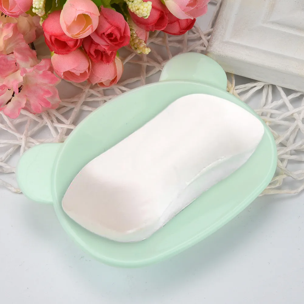 

Bathroom Accessorie Shower Soap Box Dish Storage Plate Tray Holder Case Dispenser Rack Shower Travel Hiking Holder Container #ws