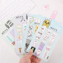 Kawaii милый кот из мультфильма, медведь, Закладка Книга руководство, Закладка канцелярские принадлежности для чтения