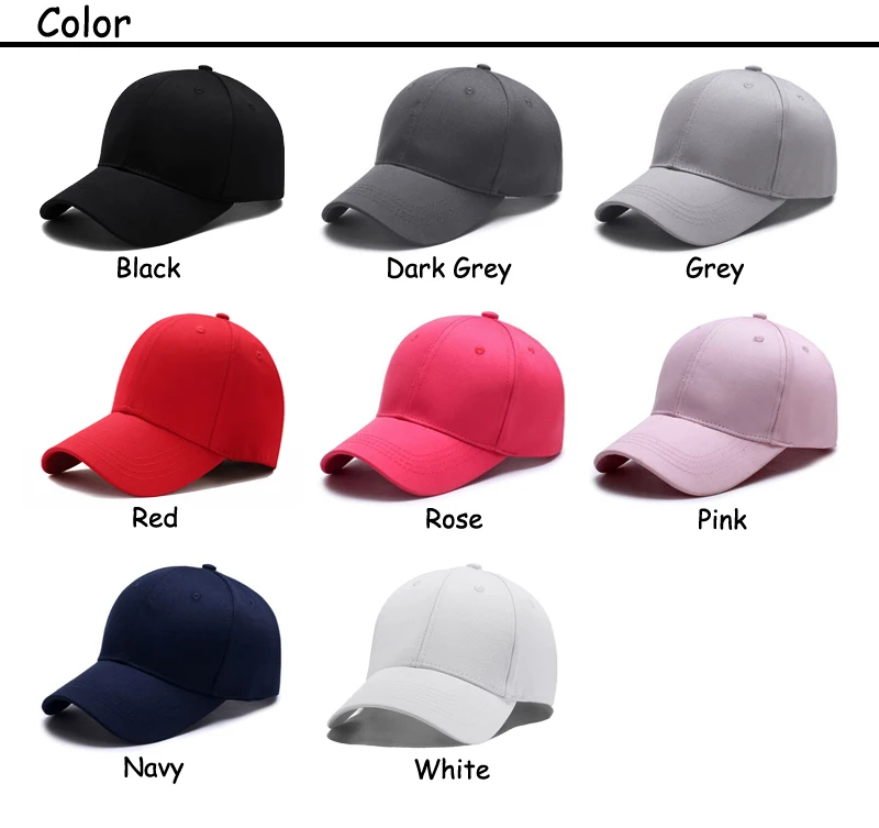 8 colors cotton cap