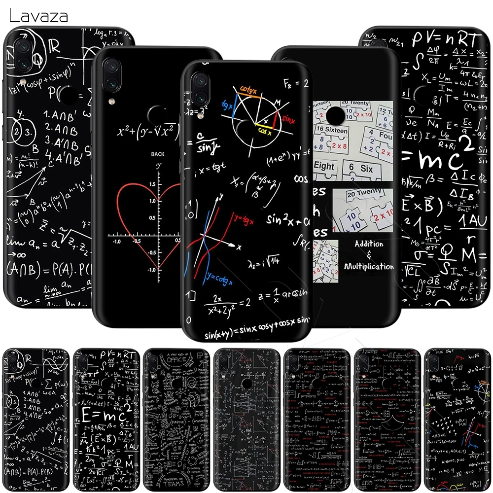 

Lavaza Formulas Math Formul Mathematics Case for Xiaomi Redmi Note 4A 4X 5 5A 6 6A 7 S2 Pro Go Prime Plus