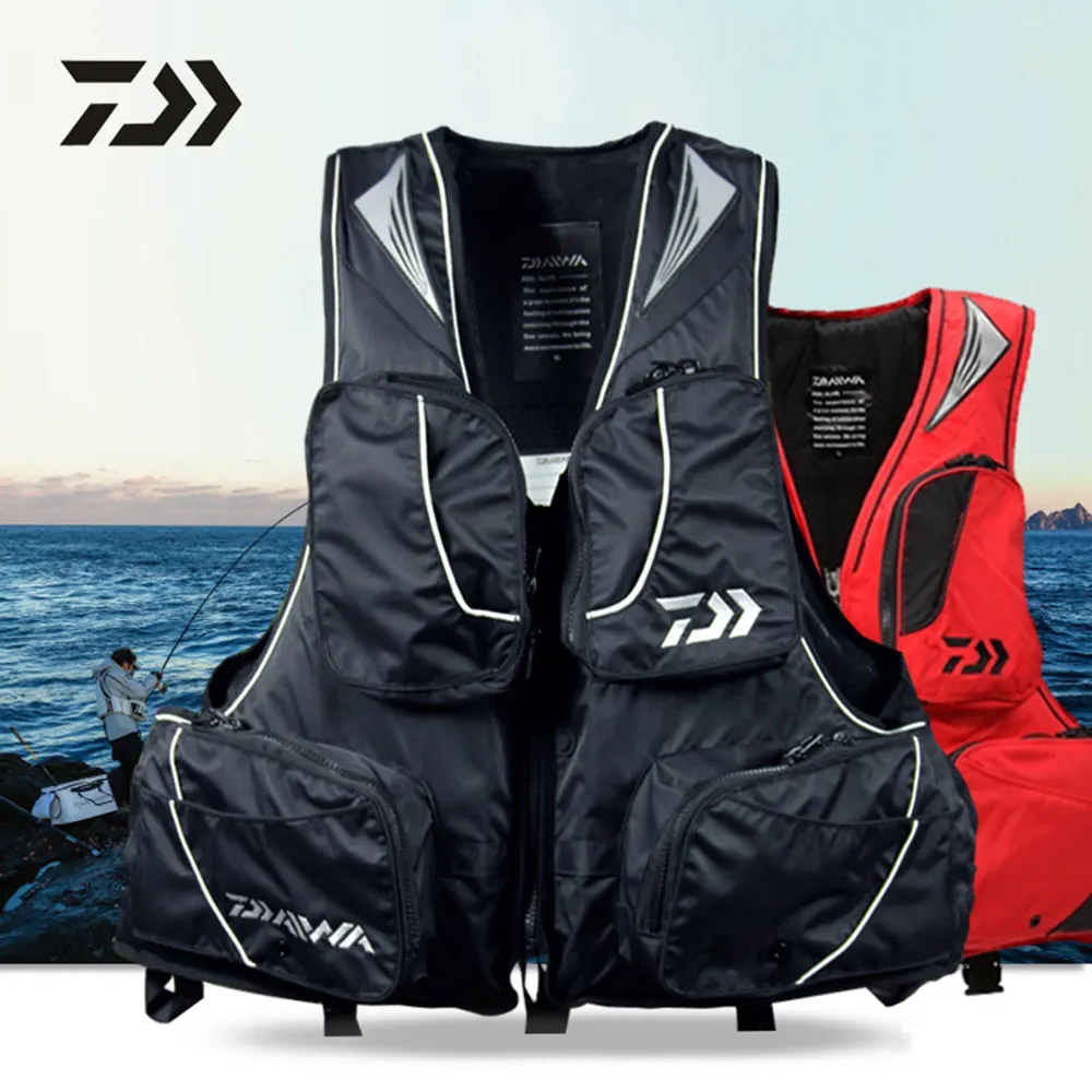 DF6305 Windproof Fly Fishing Vest Life Clothing Vest Detachable