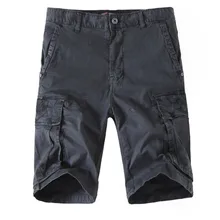 Мужские летние новые высококачественные хлопковые Стрейчевые шорты большого размера оригинальные мужские армейские Модные свободные повседневные стильные шорты