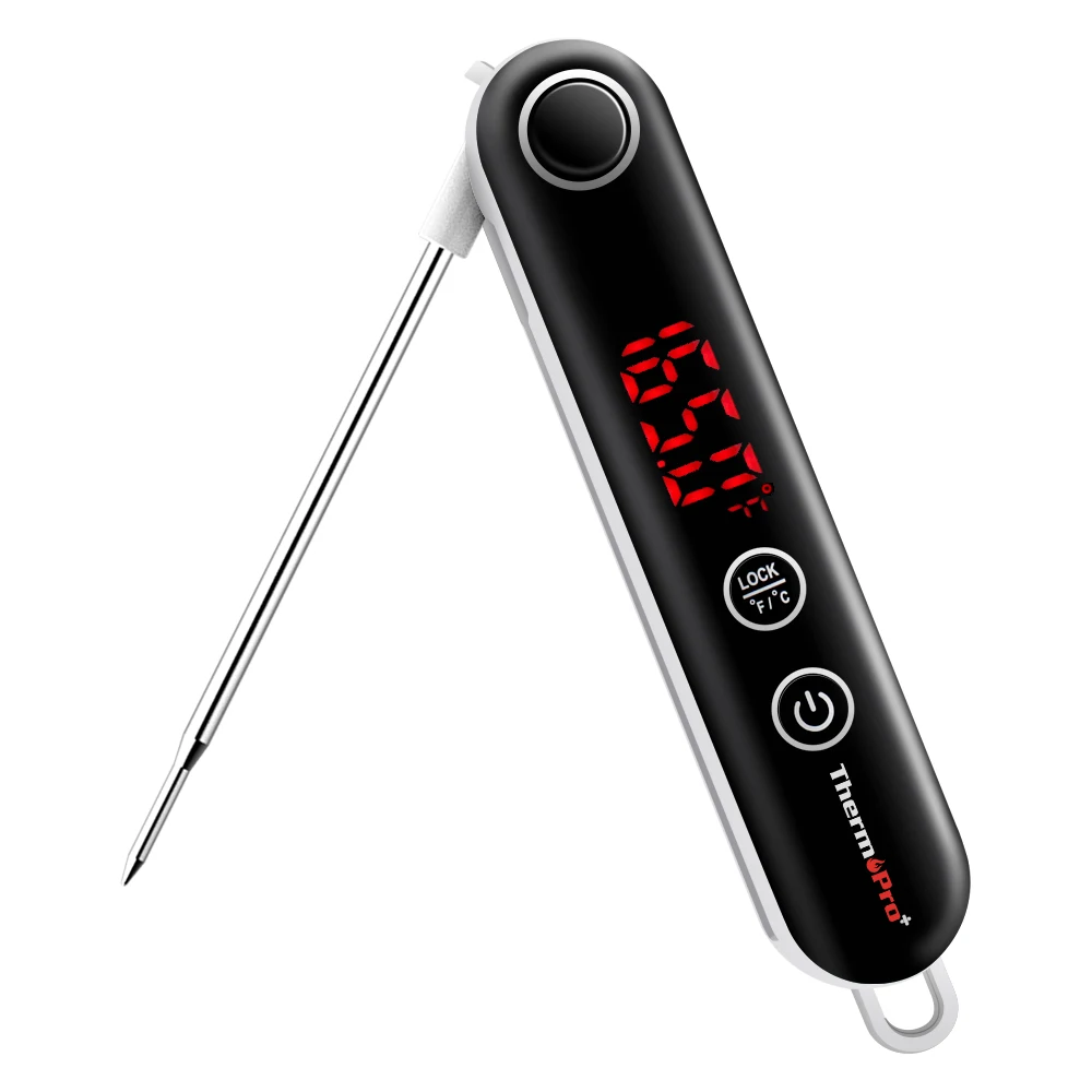 

ThermoPro TP18 Ultral Fast Instant Read Food Cooking Meat BBQ Thermometer with Touchscreen