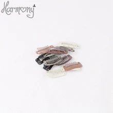 Harmony, наращивание волос защелкивающиеся зажимы/3,8 см 10 зубов с 500 шт