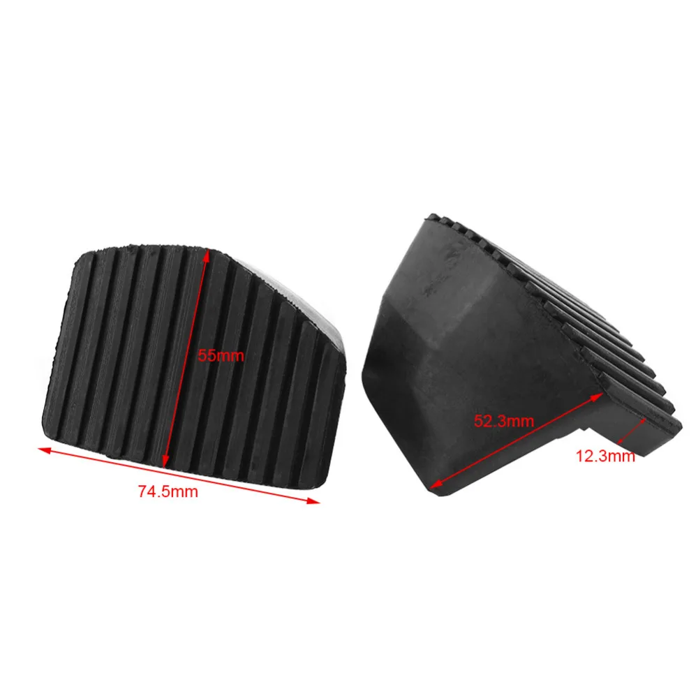 2 piezas pedal de freno cubierta de pedal de embrague de goma para/Citroen 1007207208301 C3 C4 C5 C6 C8