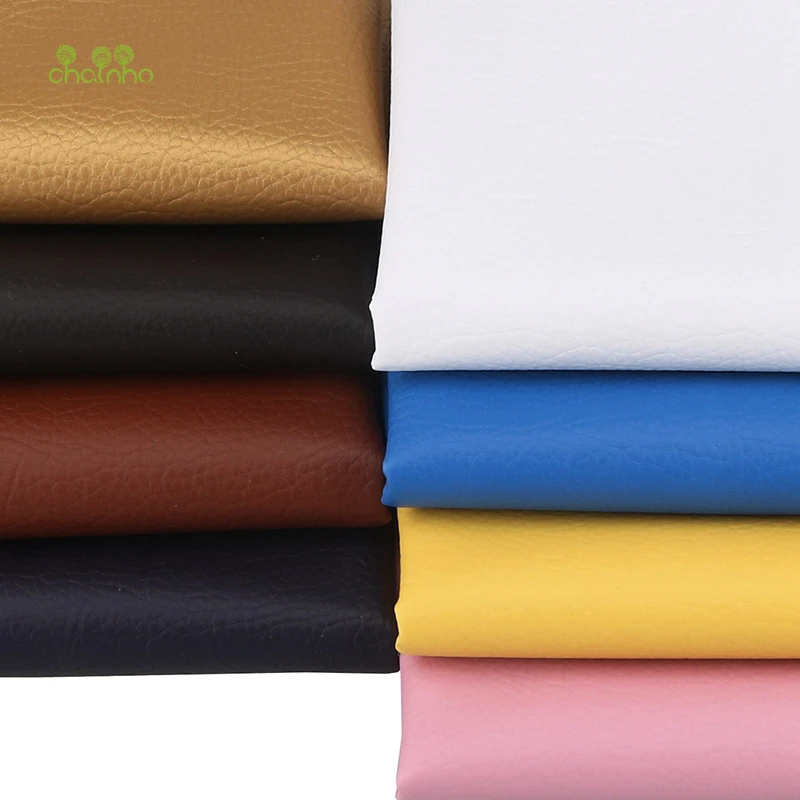 Chainho, одноцветная Синтетическая кожаная ткань, износостойкая, мягкая, для шитья, сумок, обуви, стульев и диванов, полиуретановый материал, DA013