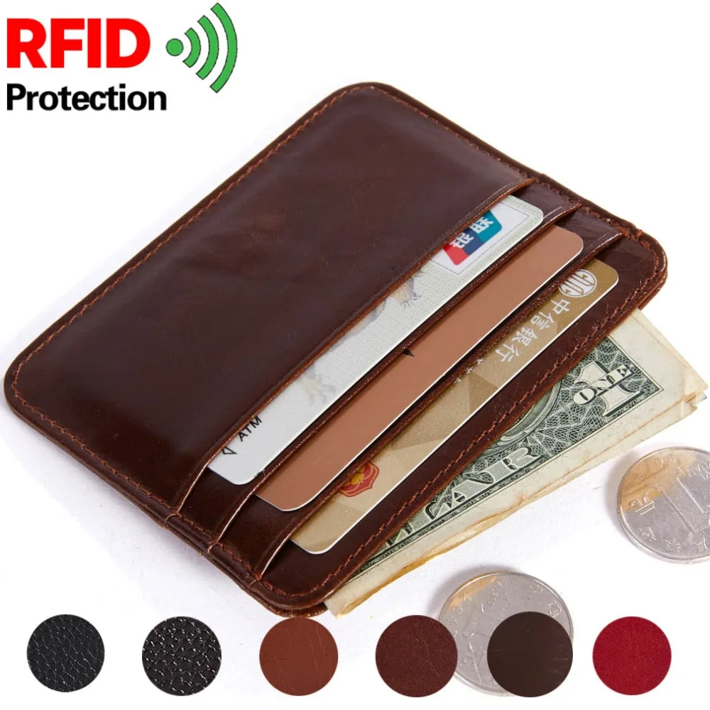 Новая мода RFID для мужчин тонкий кошелек мужской маленький на молнии монет отдыха