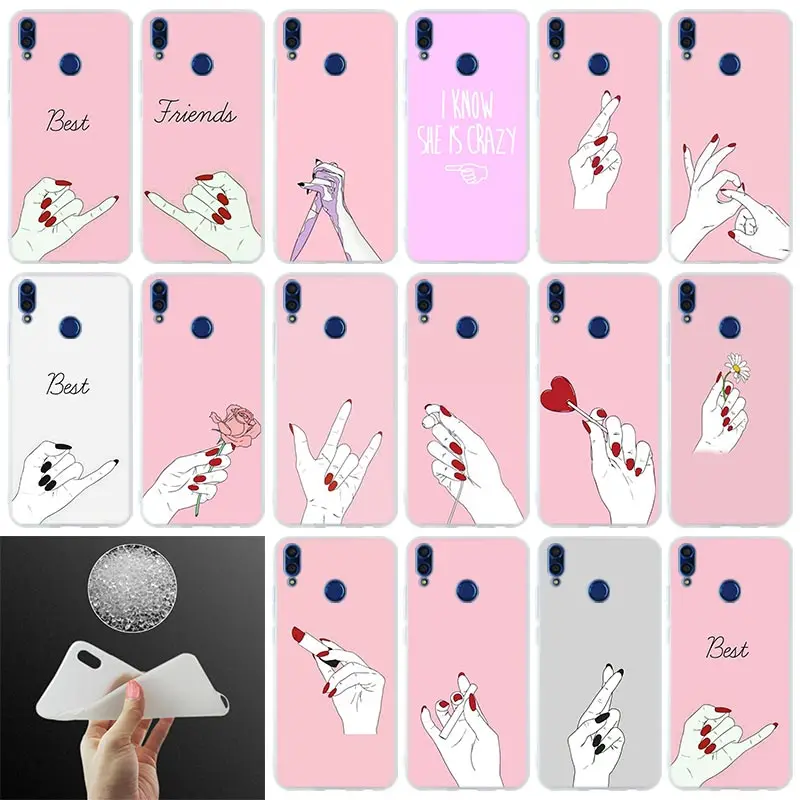 

Phone Case Best Friend Girlfriend Boyfriend Shopping girl For Huawei Honor 10i 9i Lite 8a 8x max 8c 7x 7a pro 6x V20 Paly Soft