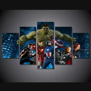 

AVENGERS PAINTING - 5 PIECE CANVAS LIMITED EDITION