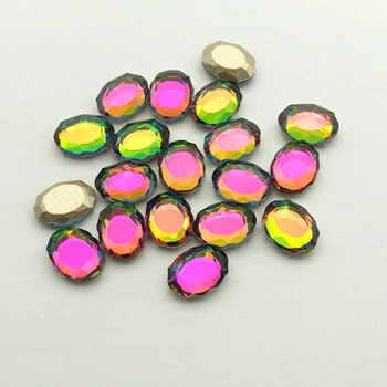 

500pcs Mirro Colorfor Crystal Art Glass Rhinestones For Nails Decorations New Arrive Mirro Design Charms Nail Art Ddecorations