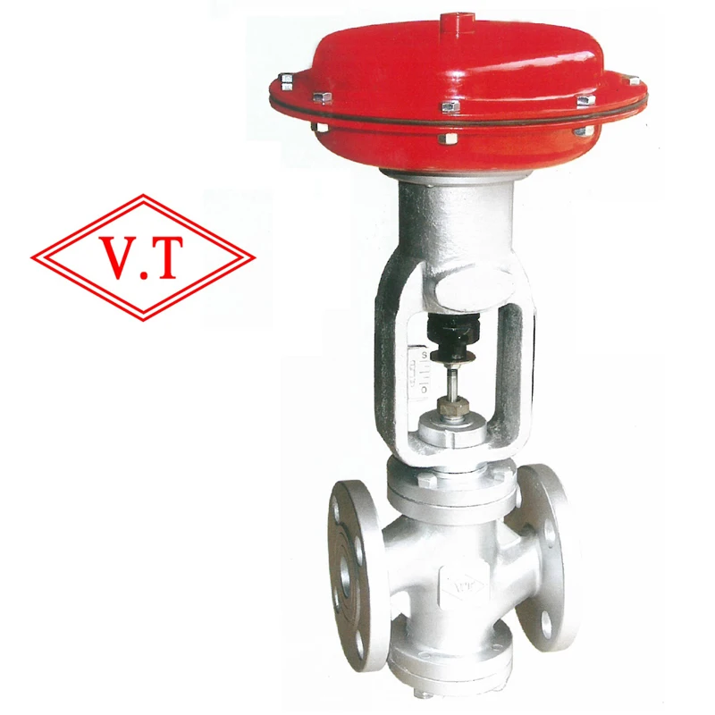 

Automatic Diaphragm type ON-off Control Valve pneumatic steam valve)VT