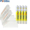 8Pcs PKCELL AAA 3A 1000mAh Batteries 1.2V Ni-MH AAA Rechargeable Battery  and 2Pcs AAA/AA Battery Holder Box for toys flashlight ► Photo 1/5