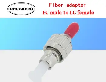 

free shipping AB39D FC male to LC female 20pcs SM mode Fiber optic coupler flange connector adapter