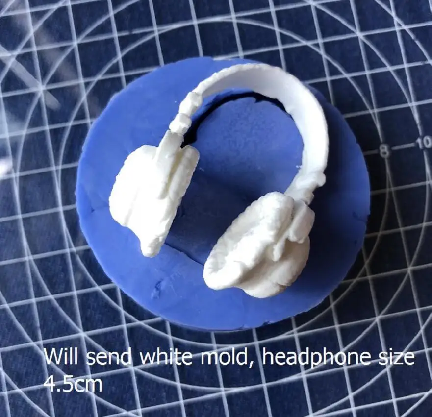 Cake Tools Headphone 4.5cm Silicone Mold Decorating Cupcake Decorating