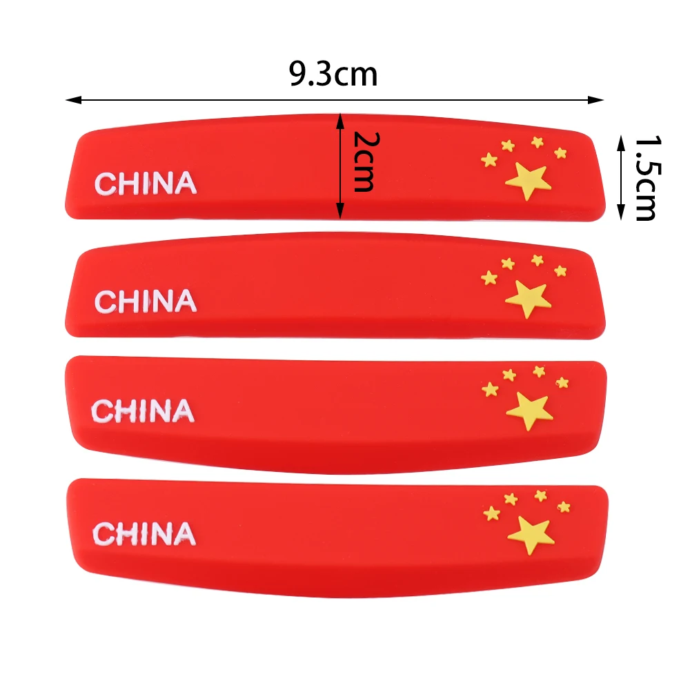 4 шт./компл. флаг двери автомобиля защитная полоса для края царапин протектор Анти-наклейки против столкновения