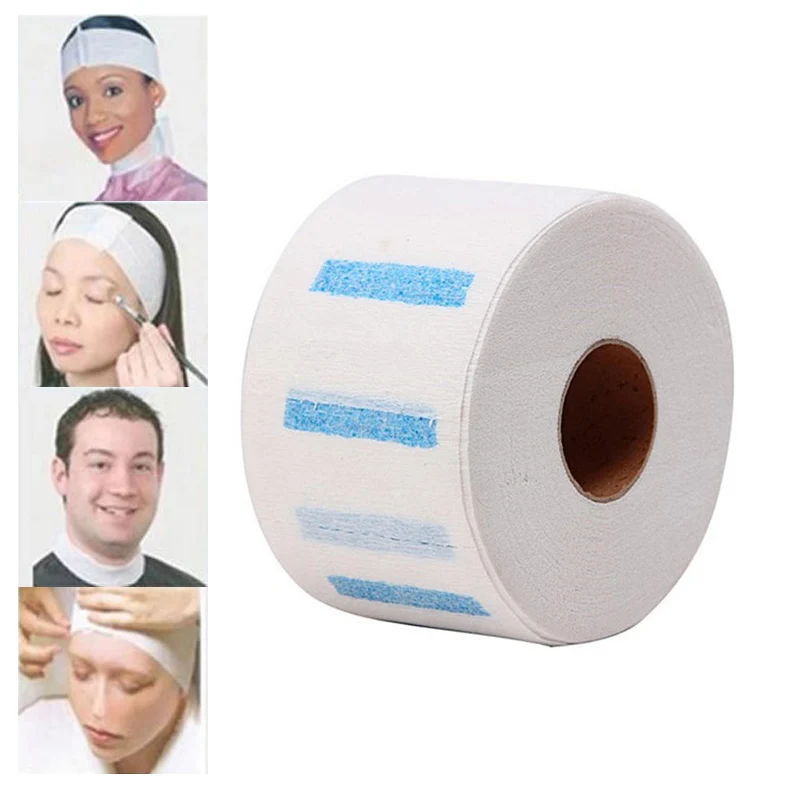 

2019 New Neck Ruffle Roll Paper Professional Hair Cutting Salon Disposable Capes Hairdressing Collar Accessory Necks Covering