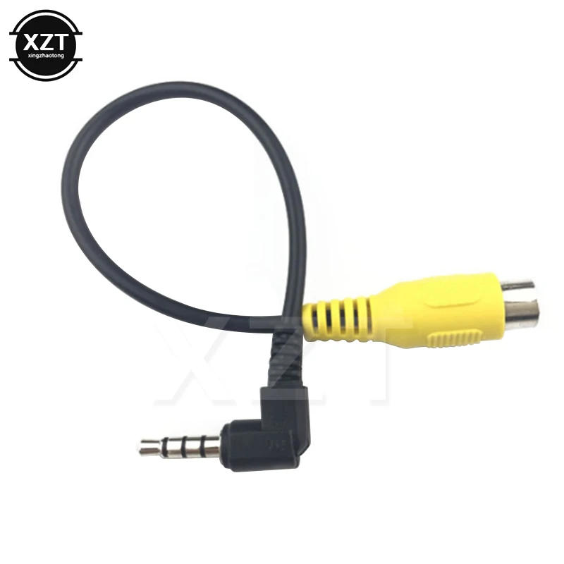 Кабель переходник для GPS Mini AV in 2 5 мм адаптер со штекером типа папа RCA